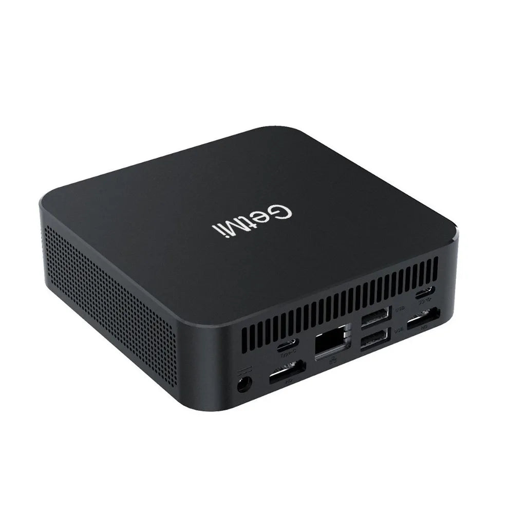 GetMi MA76 mini PC rear I/O