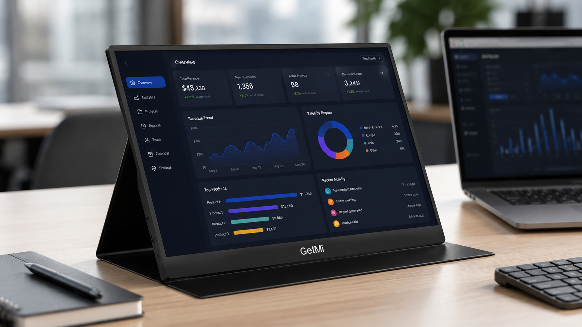 GetMi P150T touchscreen portable monitor