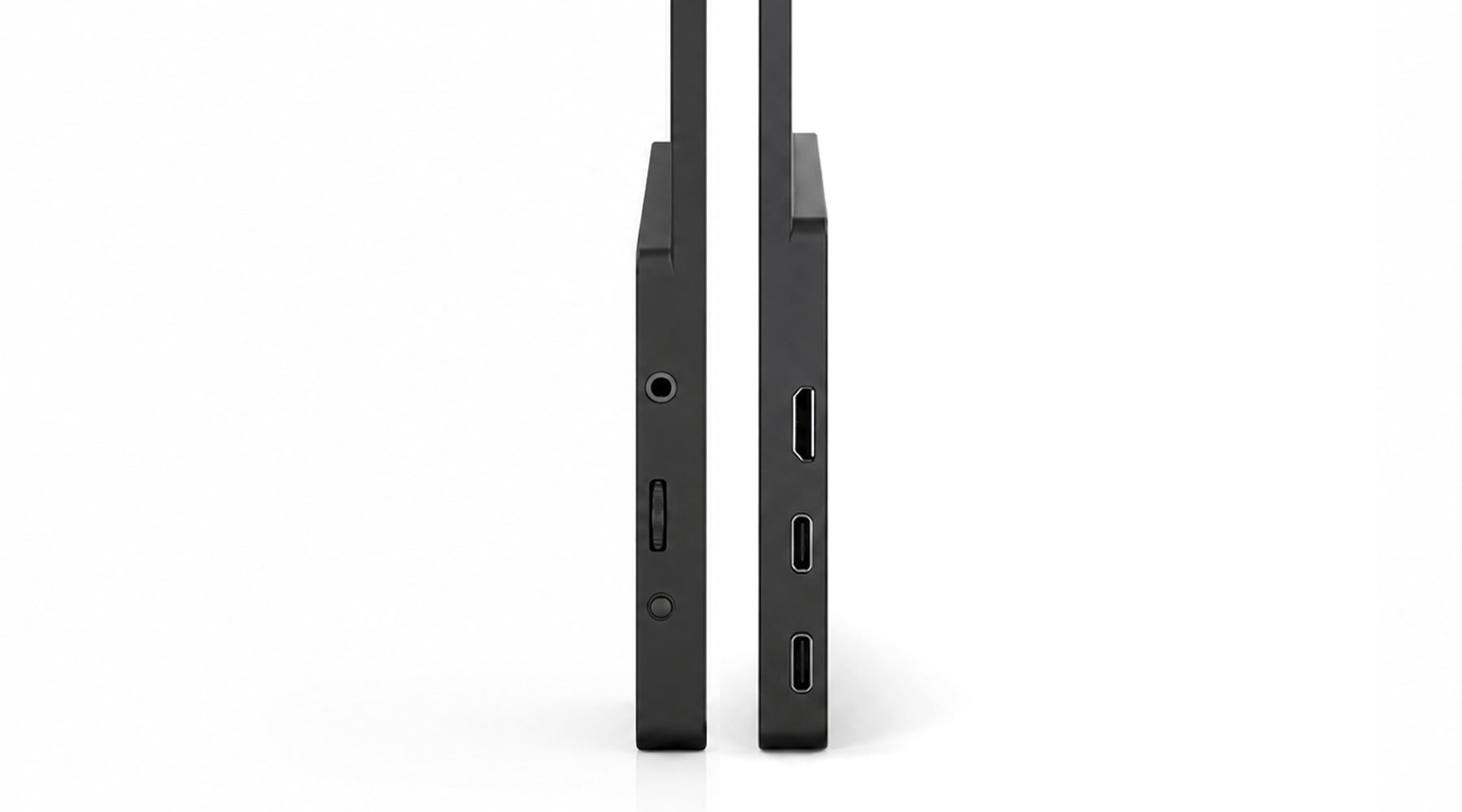 GetMi P160B USB-C, Mini HDMI and audio ports