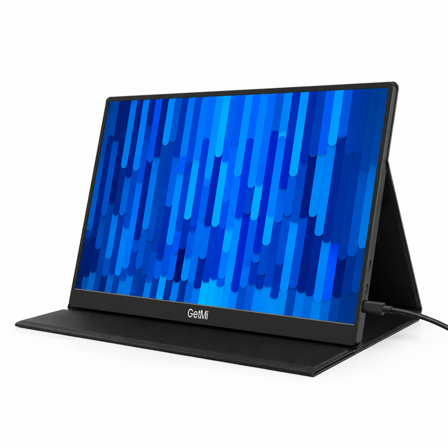 GetMi P160B portable monitor with protective case