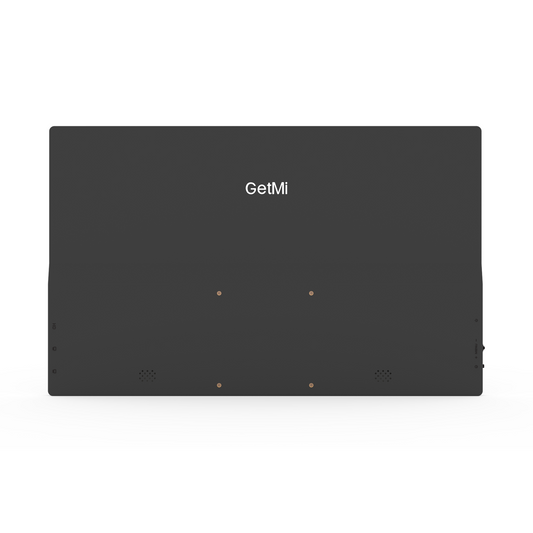 GetMi P150T touchscreen portable monitor rear view